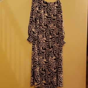 H&M Richard Allen Flowy Maxi Dress
